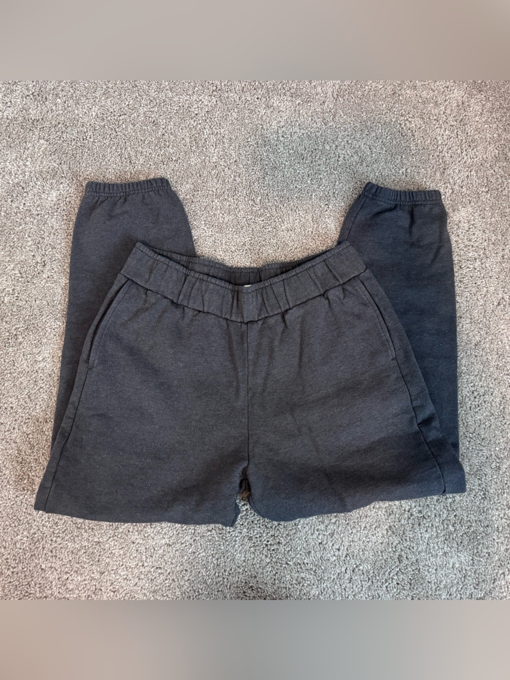 Pact Dark Gray Cuffed Sweatpants